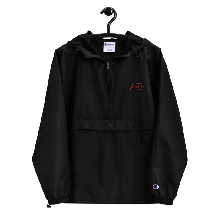 Fred Jo Embroidered Champion Packable Jacket - Fred jo Clothing