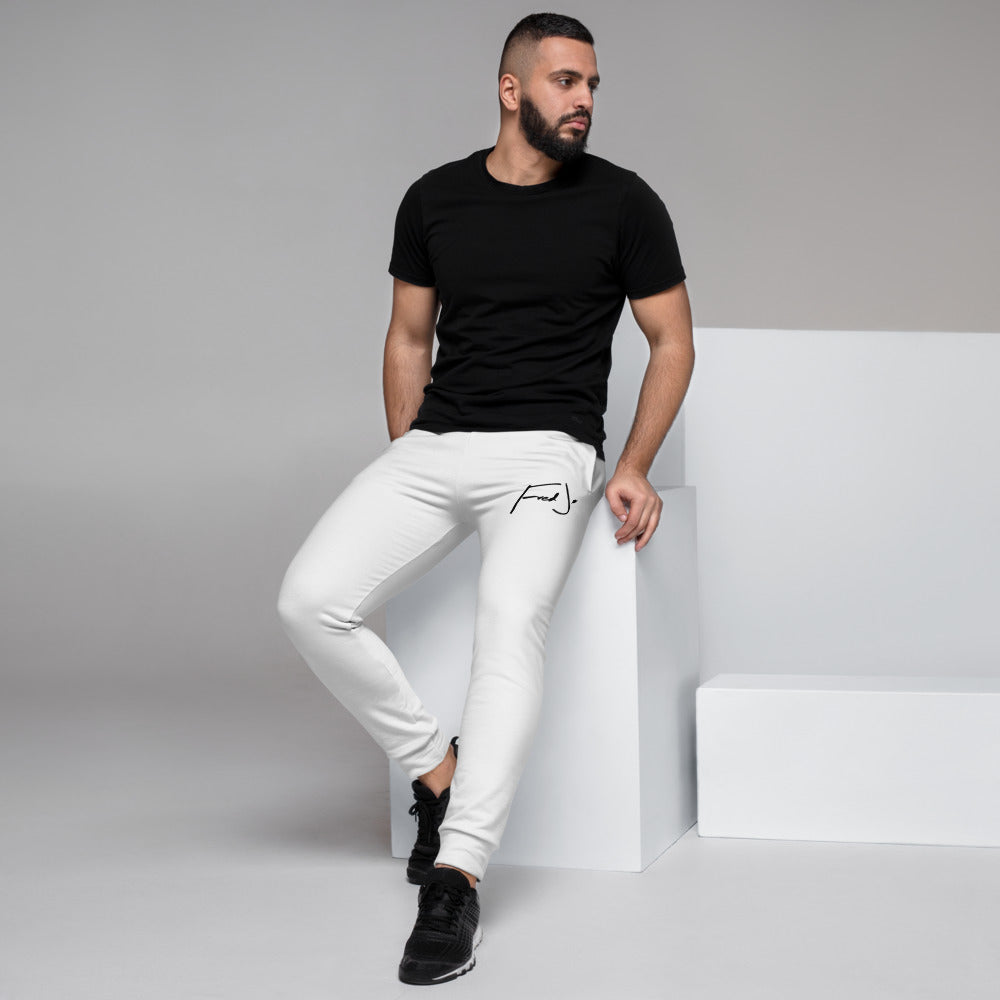 Fred Jo White Men's Joggers - Fred jo Clothing