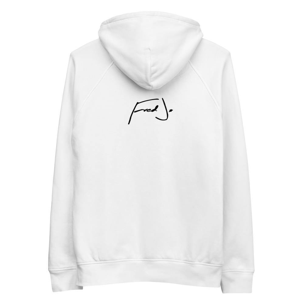 Fred Jo White eco-friendly Unisex hoodie - Fred jo Clothing