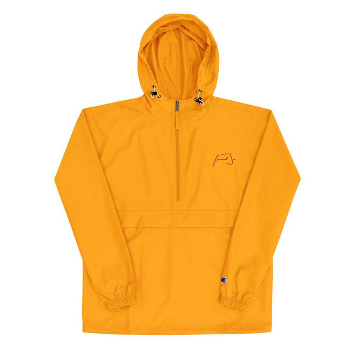 Fred Jo Embroidered Champion Packable Jacket - Fred jo Clothing