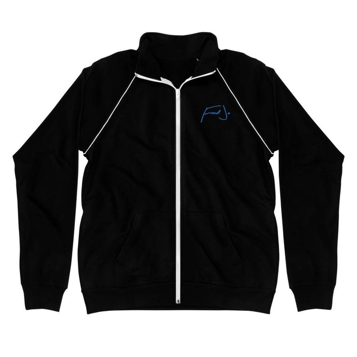 Fred jo Piped Fleece Jacket Blue - Fred jo Clothing