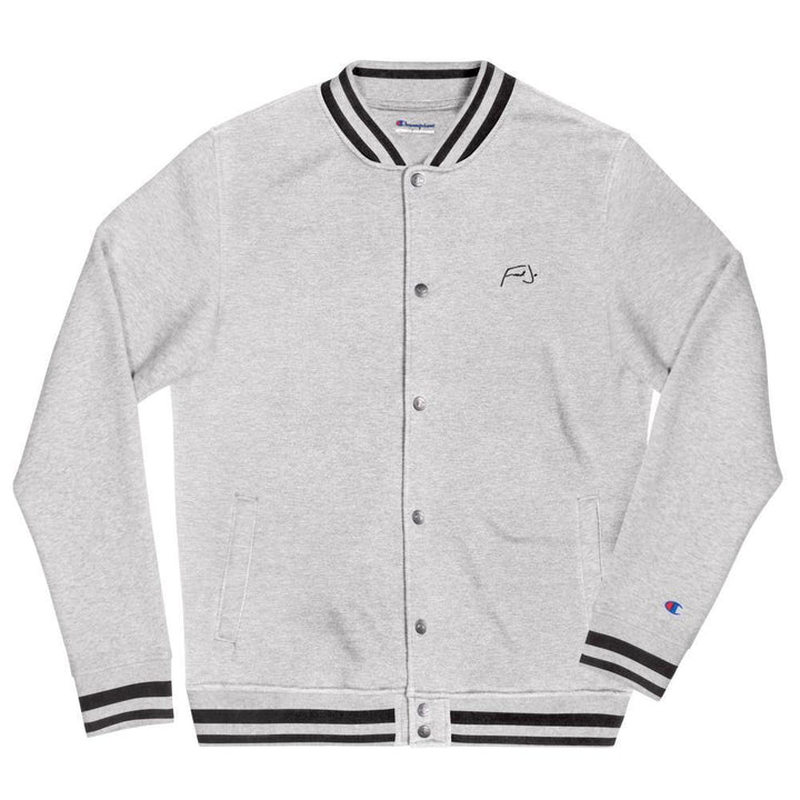 Fred Jo Embroidered Champion Bomber Jacket - Fred jo Clothing