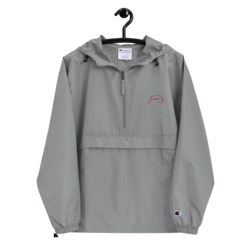 Fred Jo Embroidered Champion Packable Jacket - Fred jo Clothing
