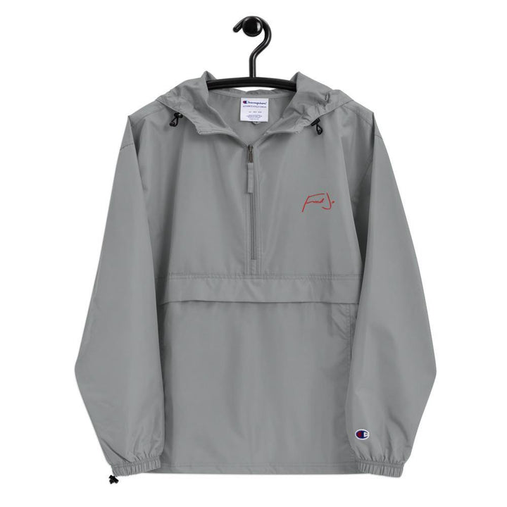 Fred Jo Embroidered Champion Packable Jacket - Fred jo Clothing