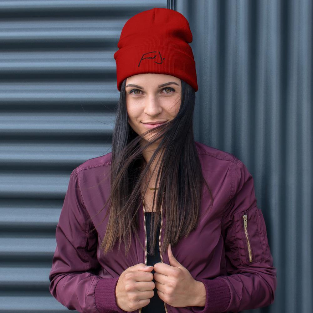 Fred Jo Embroidered Beanie - Fred jo Clothing