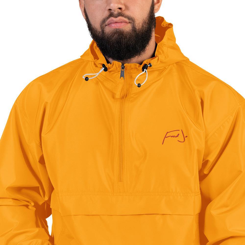 Fred Jo Embroidered Champion Packable Jacket - Fred jo Clothing