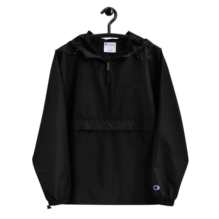 Fred Jo Embroidered Champion Packable Jacket - Fred jo Clothing