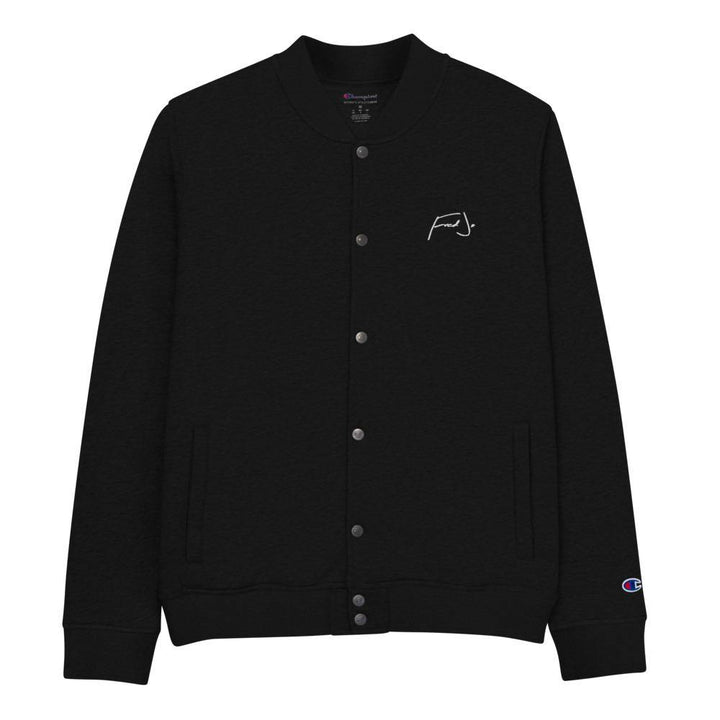 Fred Jo Embroidered Champion Bomber Jacket - Fred jo Clothing