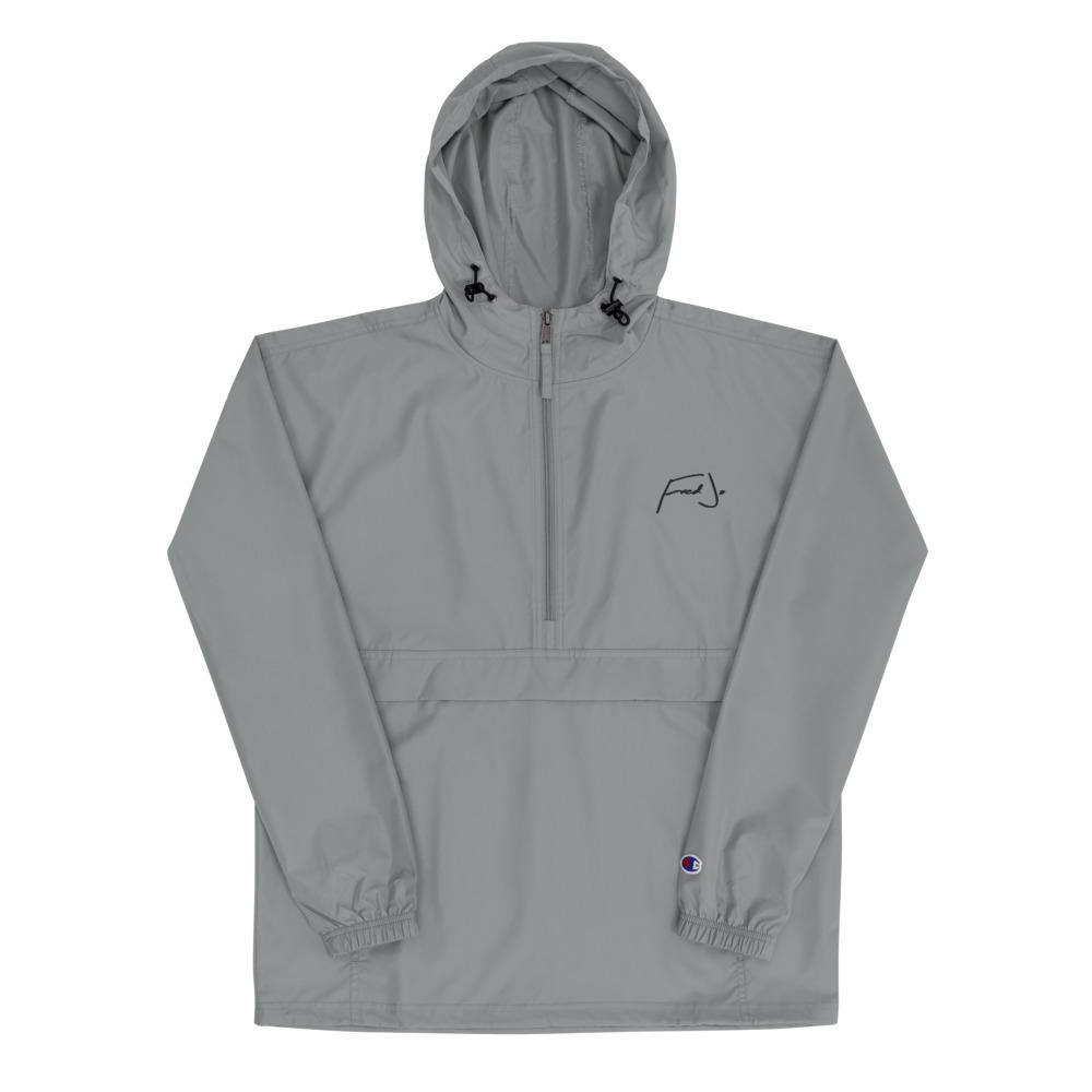 Fred Jo Embroidered Champion Packable Jacket - Fred jo Clothing