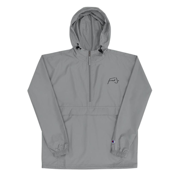 Fred Jo Embroidered Champion Packable Jacket - Fred jo Clothing