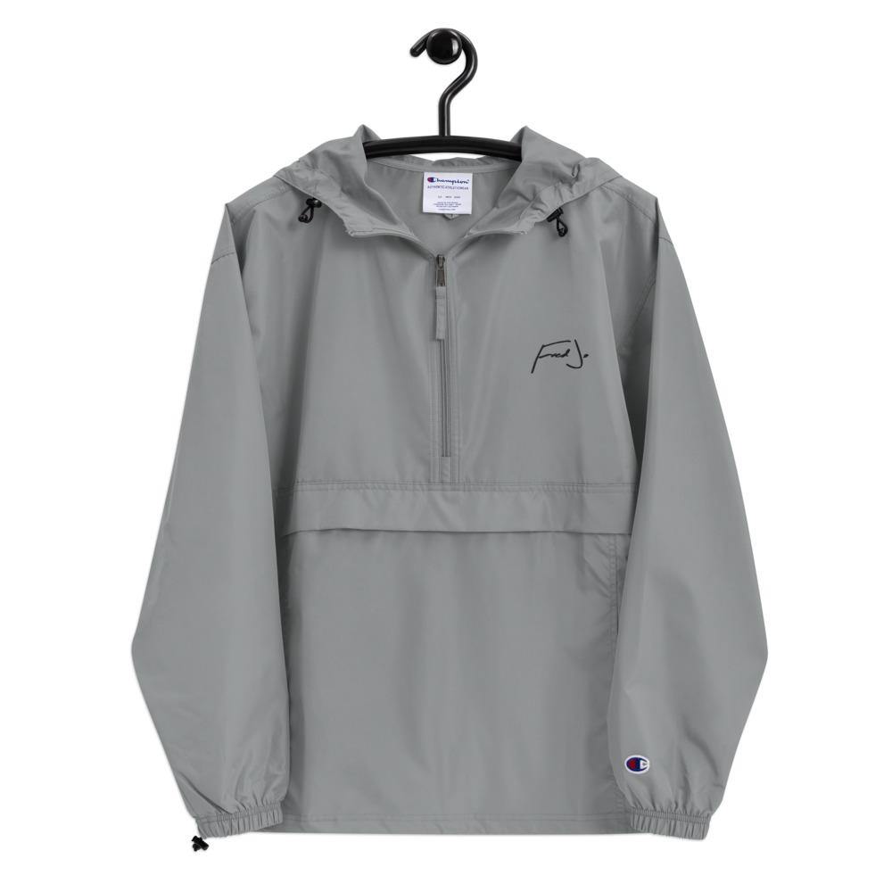 Fred Jo Embroidered Champion Packable Jacket - Fred jo Clothing
