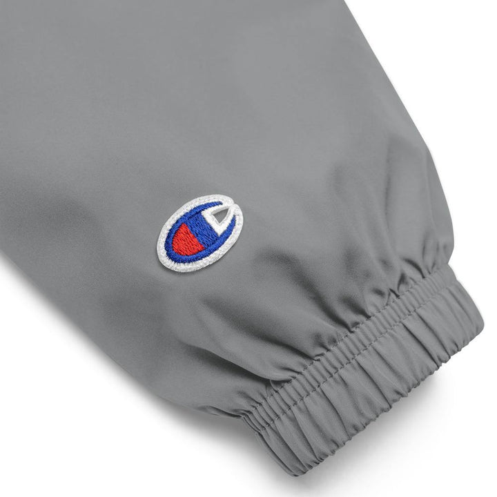 Fred Jo Embroidered Champion Packable Jacket - Fred jo Clothing