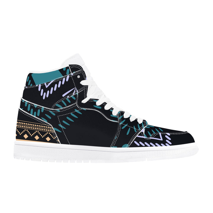 Tribal Ethnic High Leather Sneaker
