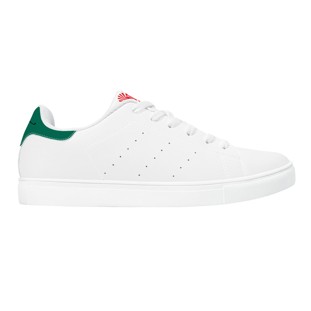 Fred Jo Low Leather Sneakers - Green