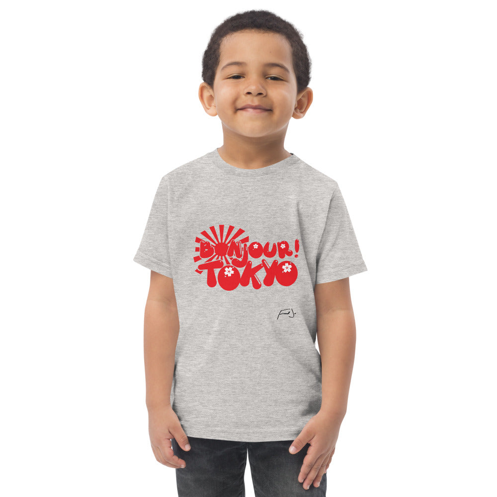 Bonjour Tokyo Toddler jersey t-shirt - Fred jo Clothing