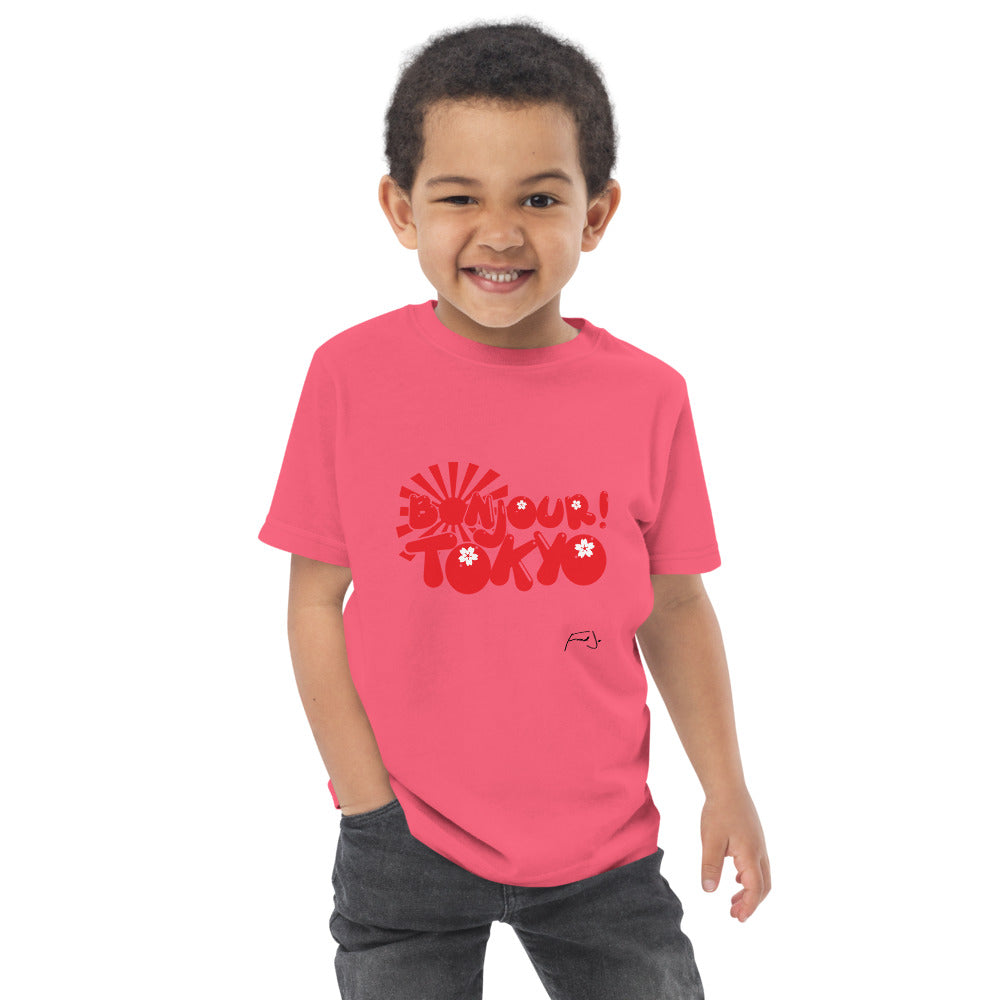 Bonjour Tokyo Toddler jersey t-shirt - Fred jo Clothing