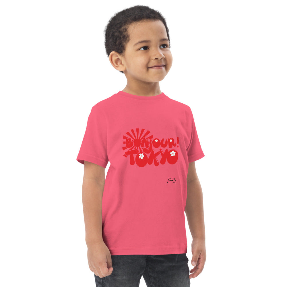 Bonjour Tokyo Toddler jersey t-shirt - Fred jo Clothing