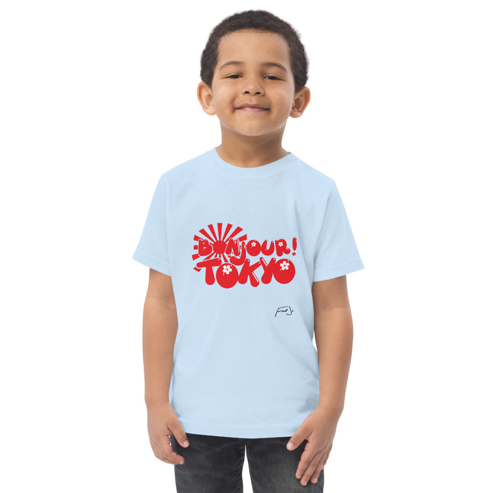 Bonjour Tokyo Toddler jersey t-shirt - Fred jo Clothing