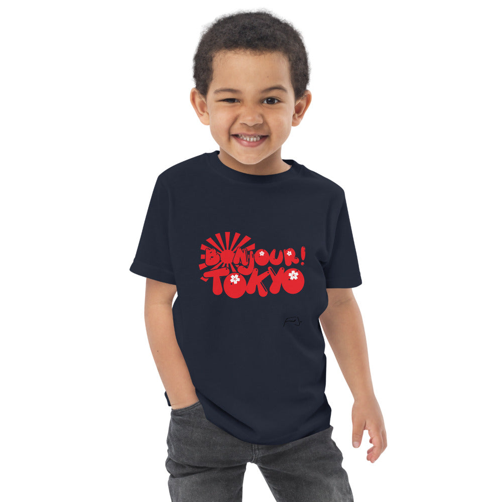 Bonjour Tokyo Toddler jersey t-shirt - Fred jo Clothing