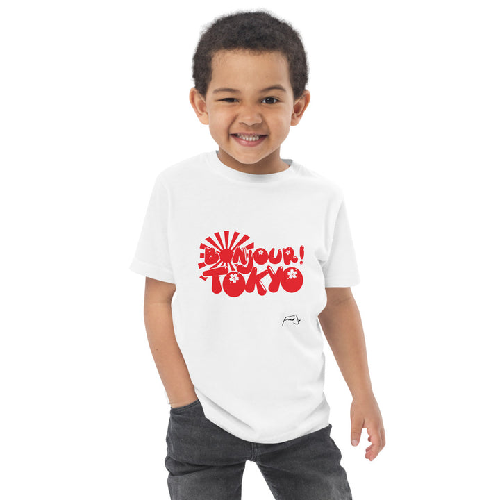 Bonjour Tokyo Toddler jersey t-shirt - Fred jo Clothing