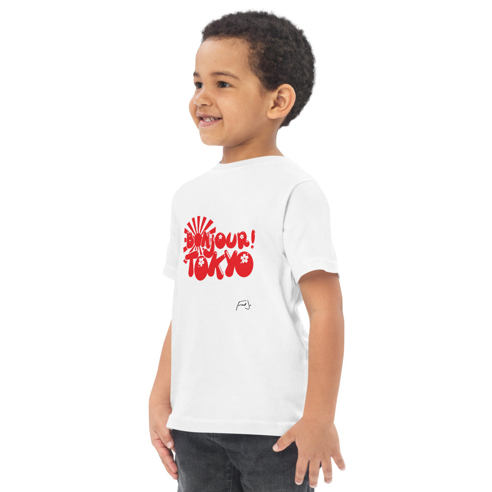 Bonjour Tokyo Toddler jersey t-shirt - Fred jo Clothing
