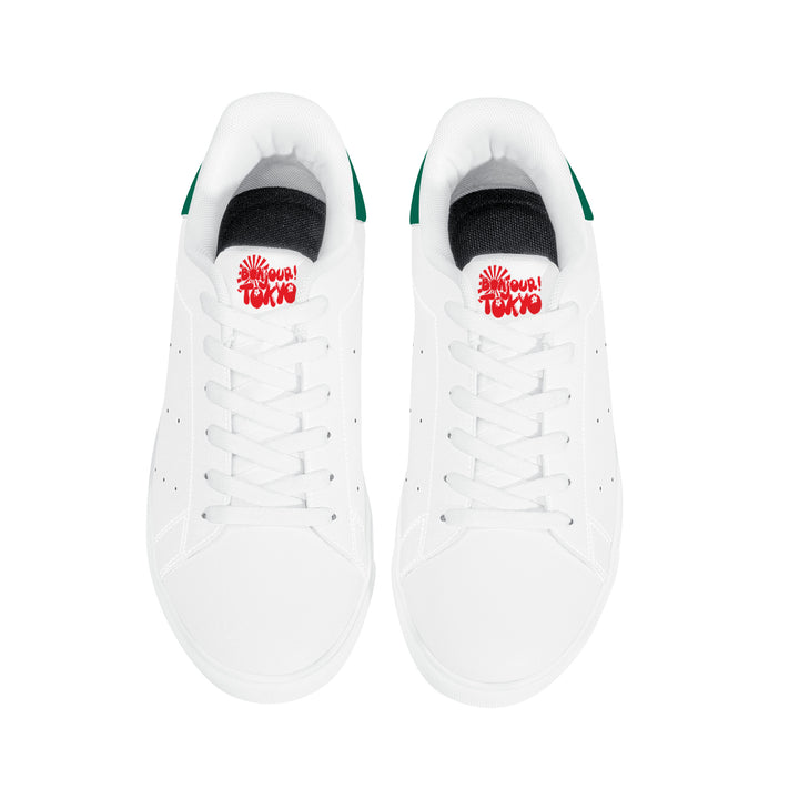 Fred Jo Low Leather Sneakers - Green