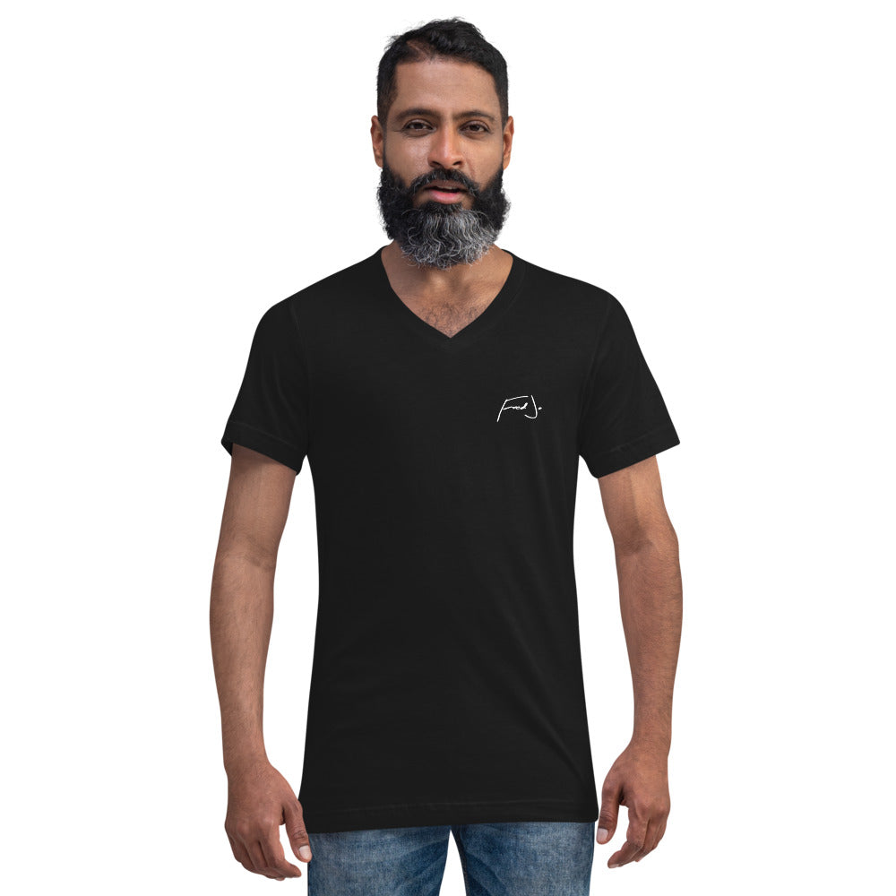 Fred Jo Unisex V-Neck T-Shirt - Fred jo Clothing