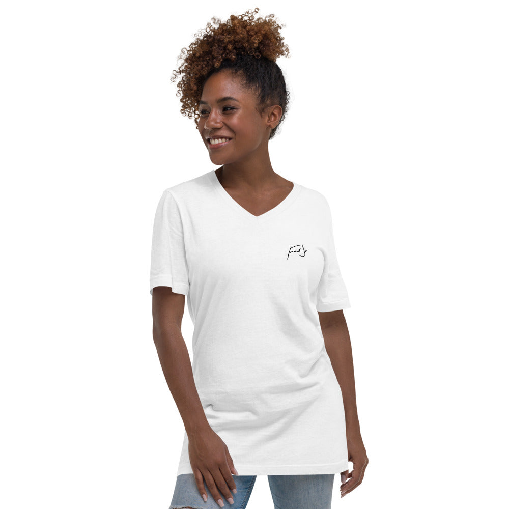 Fred Jo Unisex V-Neck T-Shirt - Fred jo Clothing