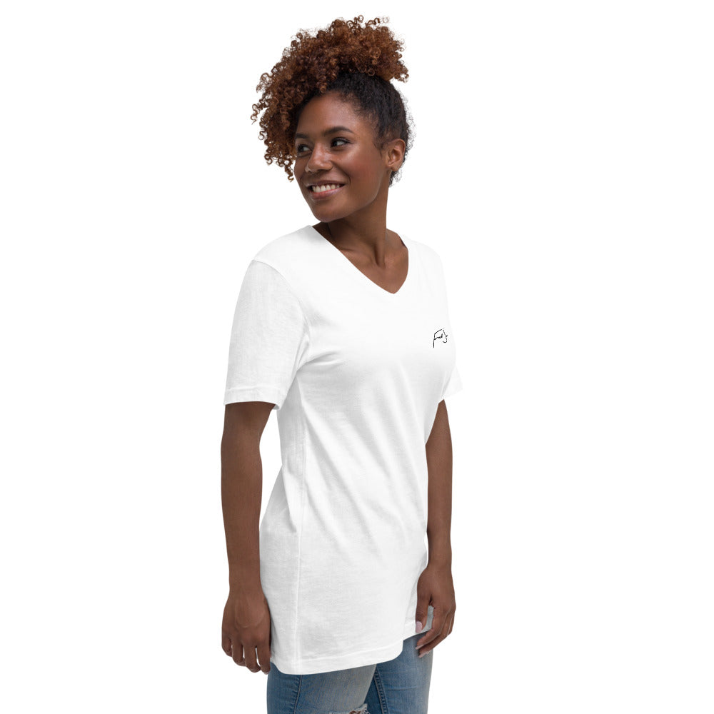 Fred Jo Unisex V-Neck T-Shirt - Fred jo Clothing