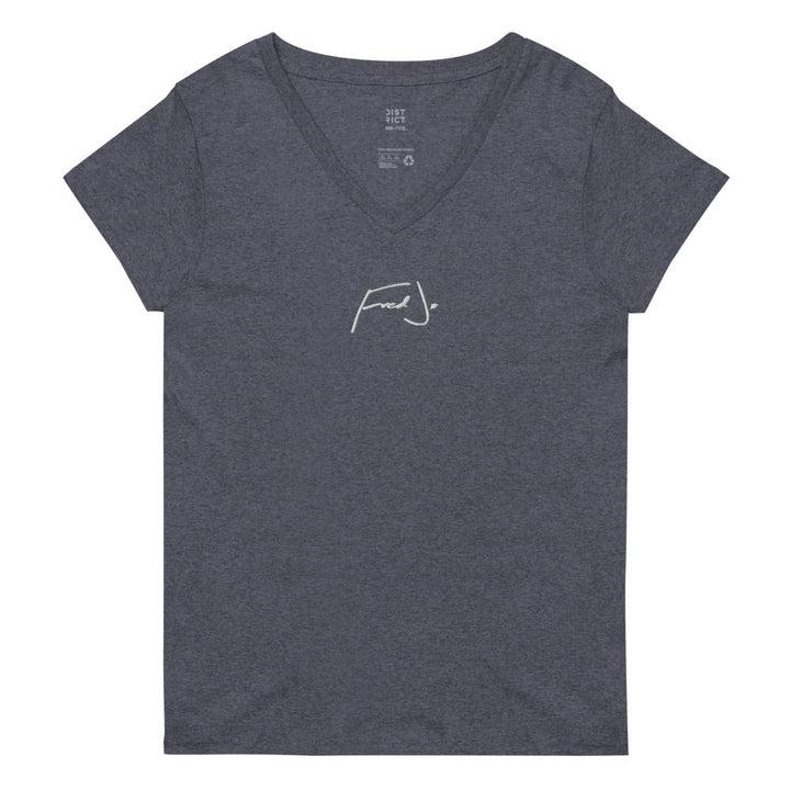 Fred Jo Women’s recycled v-neck t-shirt - Fred jo Clothing