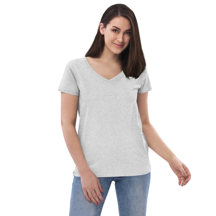 Fred Jo Women’s recycled v-neck t-shirt - Fred jo Clothing