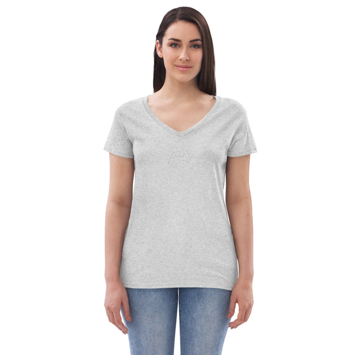 Fred Jo Women’s recycled v-neck t-shirt - Fred jo Clothing