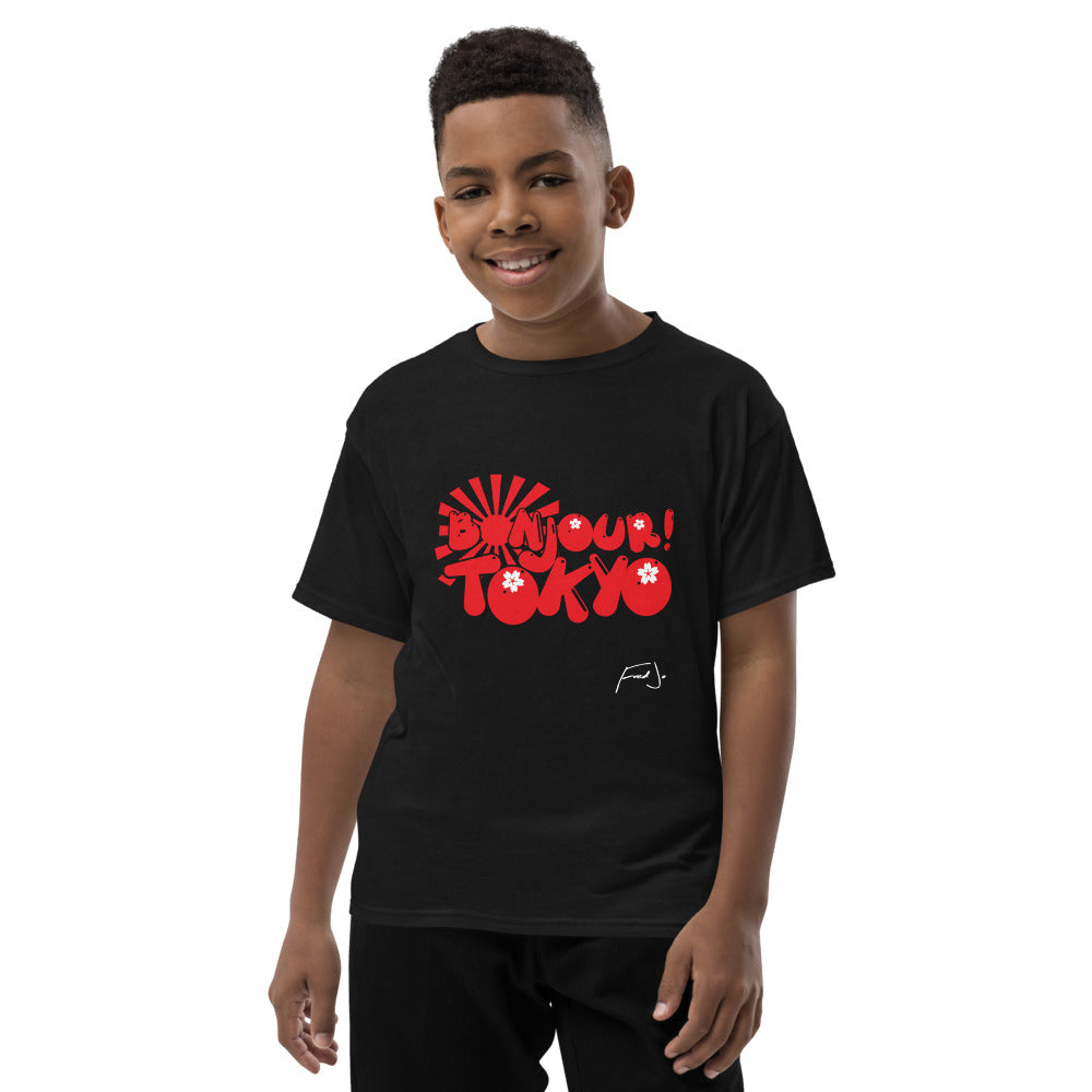 Bonjour Tokyo Youth Tee by Fred Jo - Fred jo Clothing