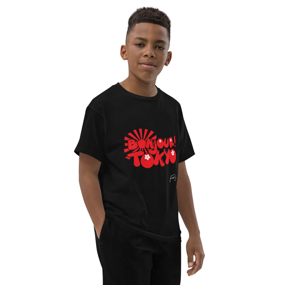 Bonjour Tokyo Youth Tee by Fred Jo - Fred jo Clothing