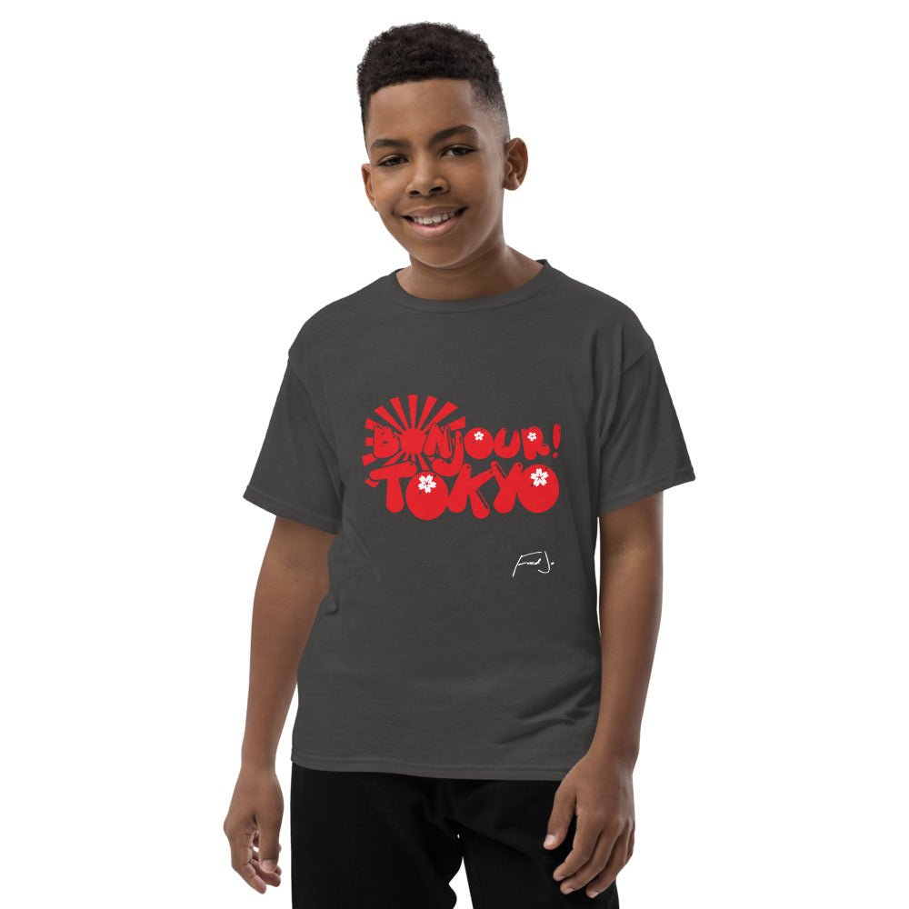 Bonjour Tokyo Youth Tee by Fred Jo - Fred jo Clothing