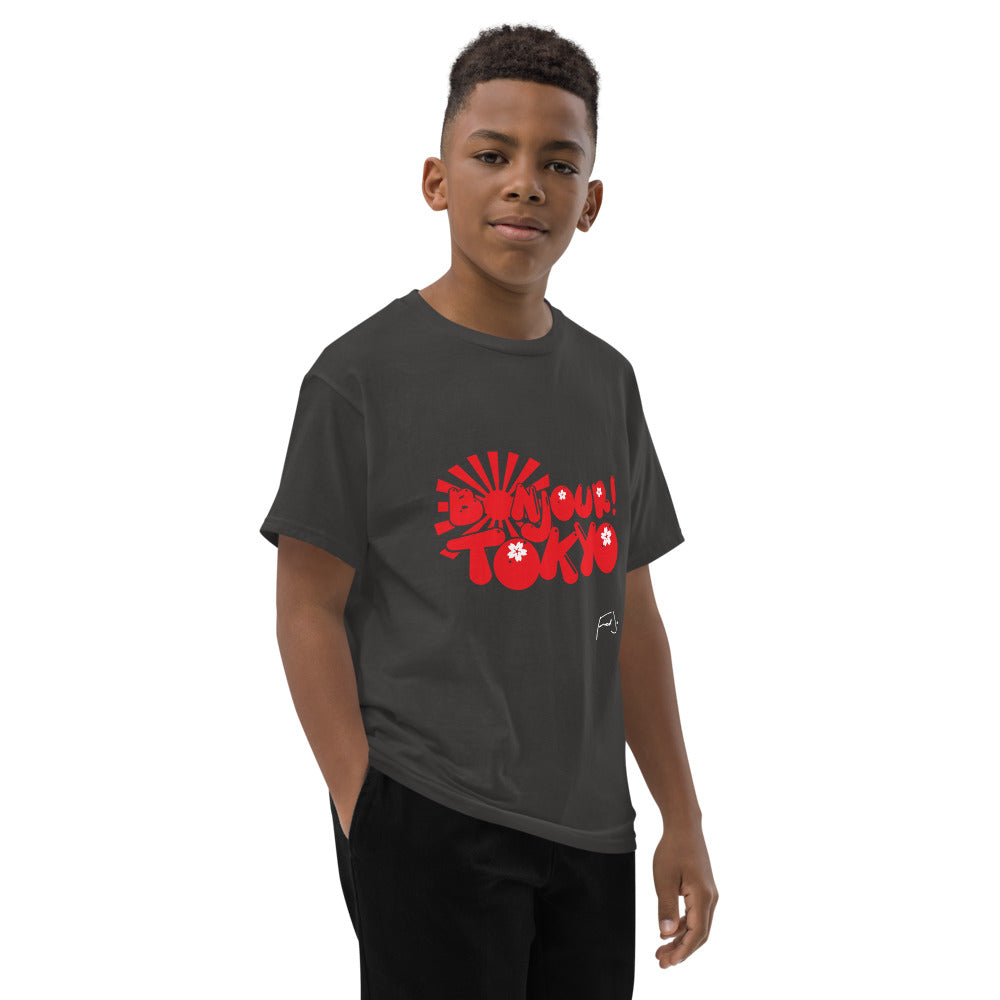 Bonjour Tokyo Youth Tee by Fred Jo - Fred jo Clothing