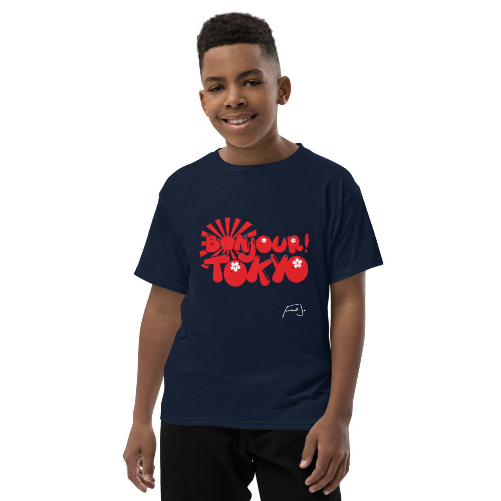 Bonjour Tokyo Youth Tee by Fred Jo - Fred jo Clothing