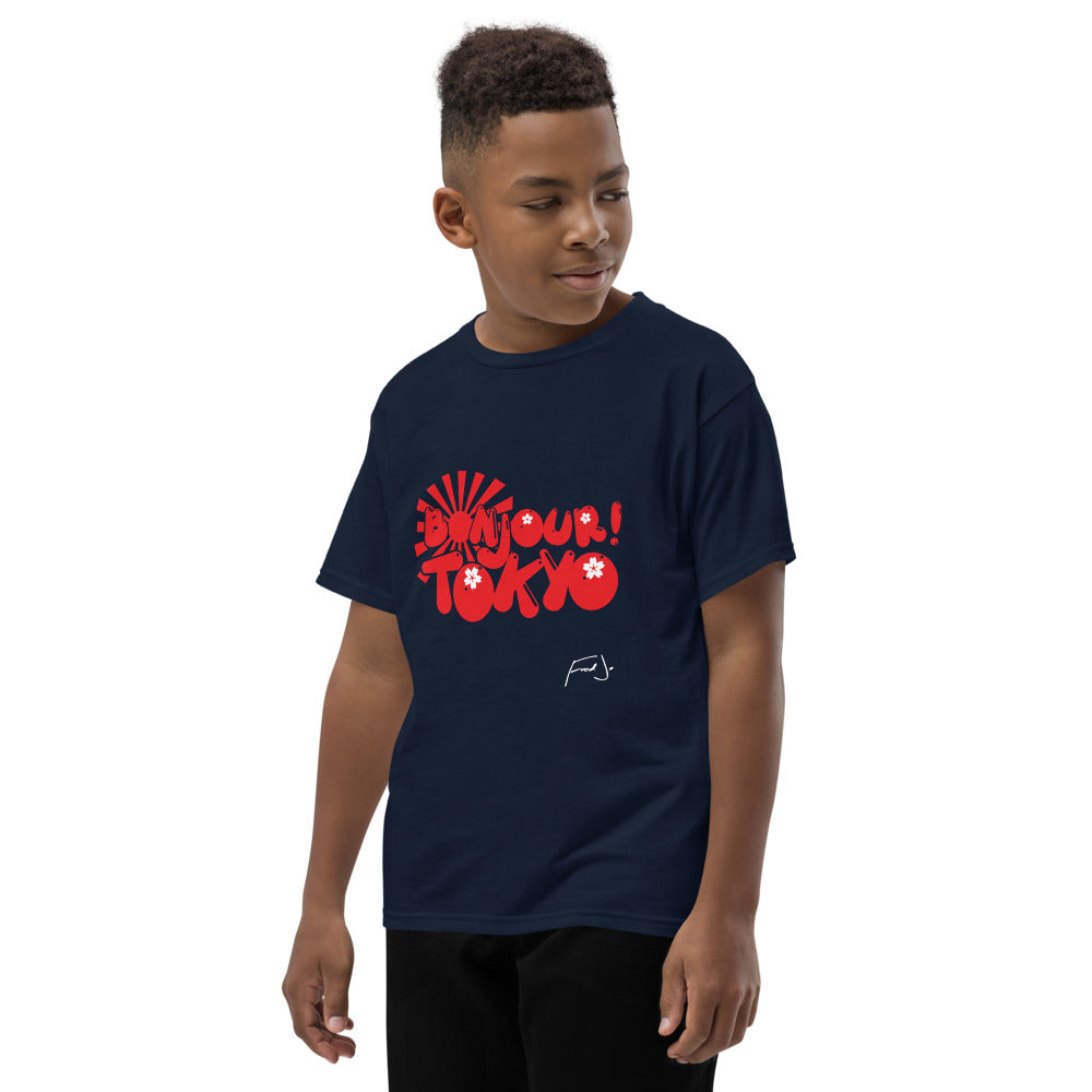 Bonjour Tokyo Youth Tee by Fred Jo - Fred jo Clothing
