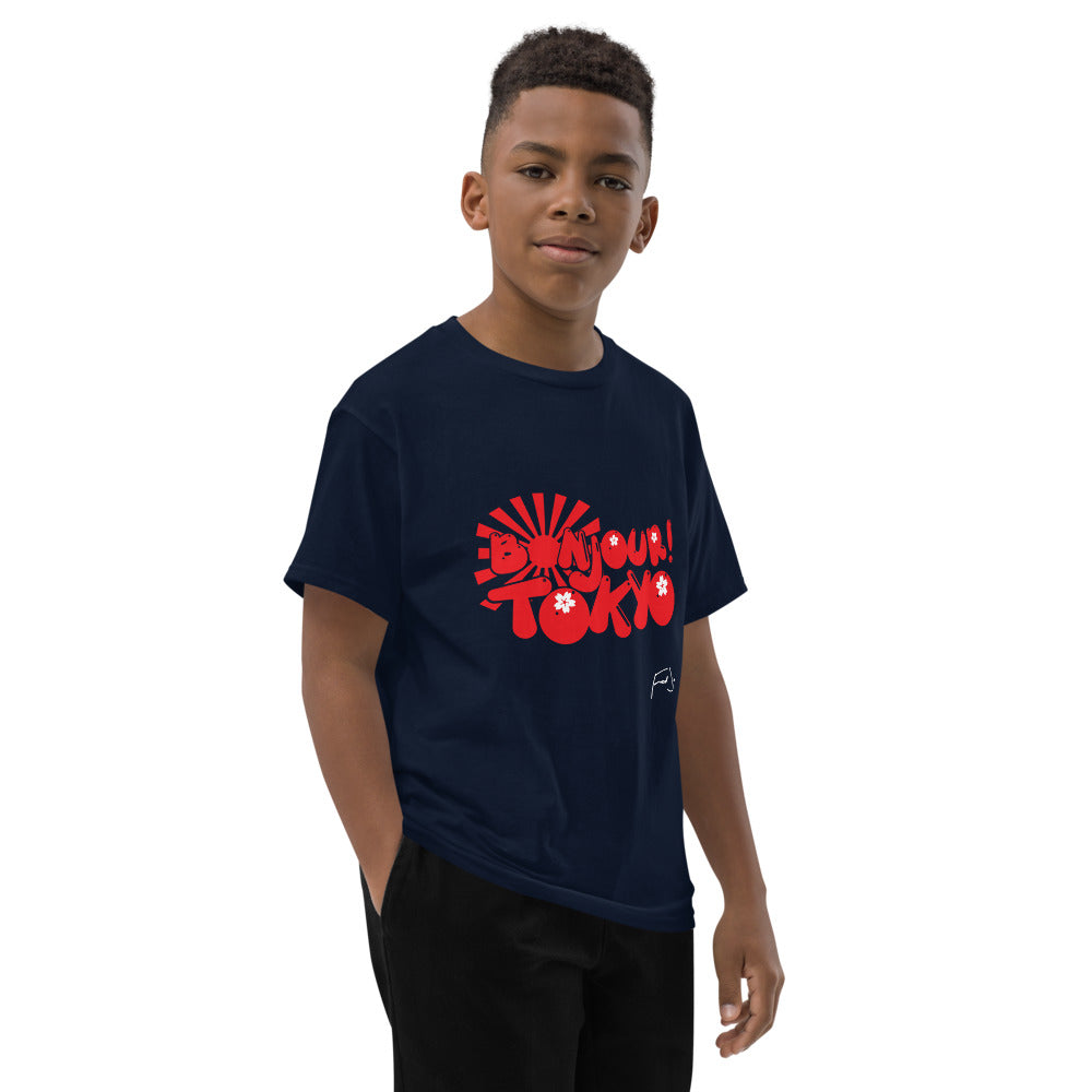 Bonjour Tokyo Youth Tee by Fred Jo - Fred jo Clothing