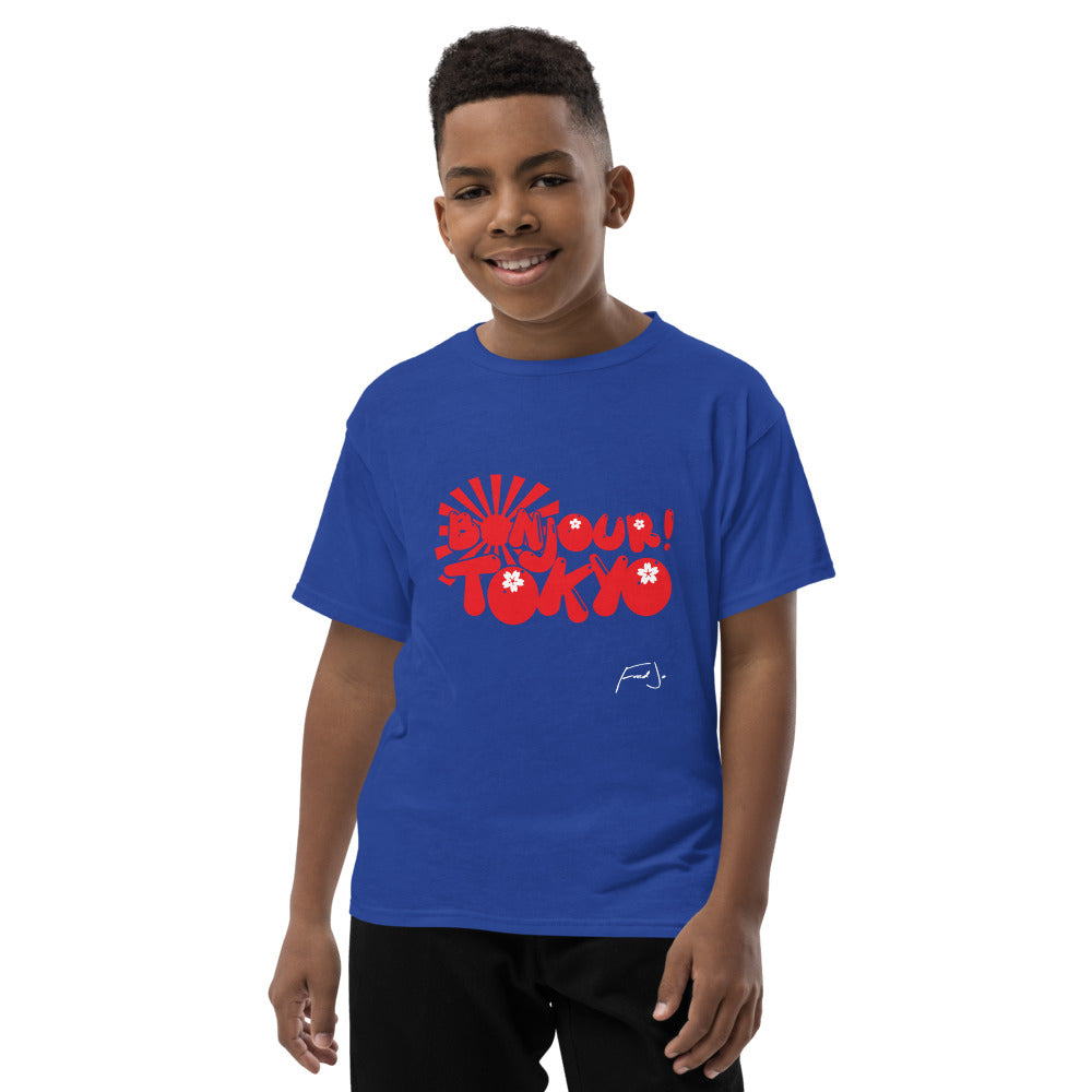 Bonjour Tokyo Youth Tee by Fred Jo - Fred jo Clothing