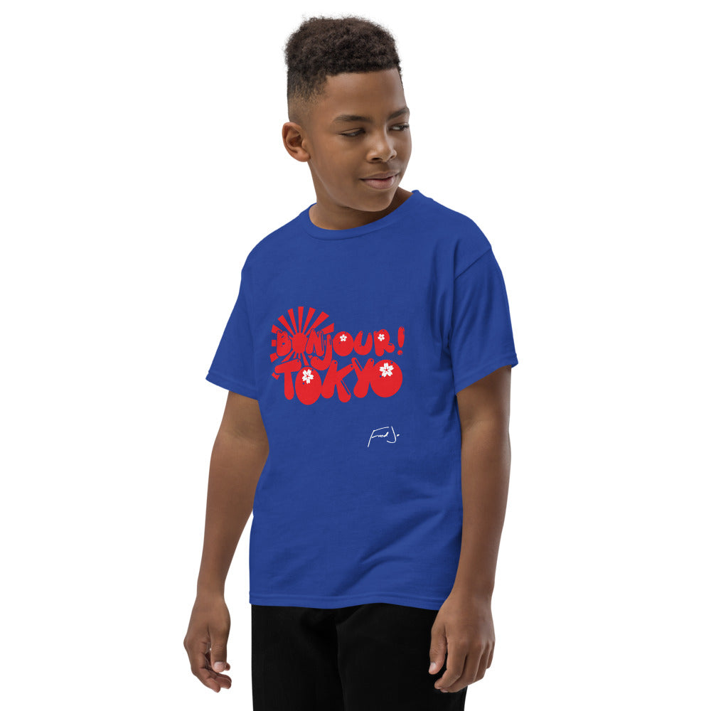 Bonjour Tokyo Youth Tee by Fred Jo - Fred jo Clothing