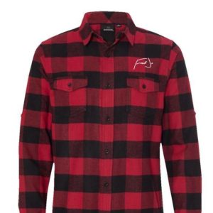 Fred Jo Long Sleeve Flannel Red And Black - Fred jo Clothing