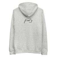 Fred Jo White eco-friendly Unisex hoodie - Fred jo Clothing