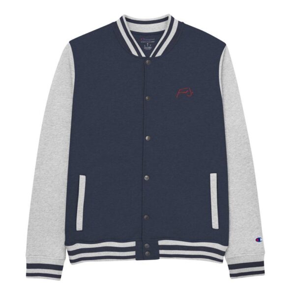 Fred Jo Embroidered Champion Bomber Jacket - Fred jo Clothing