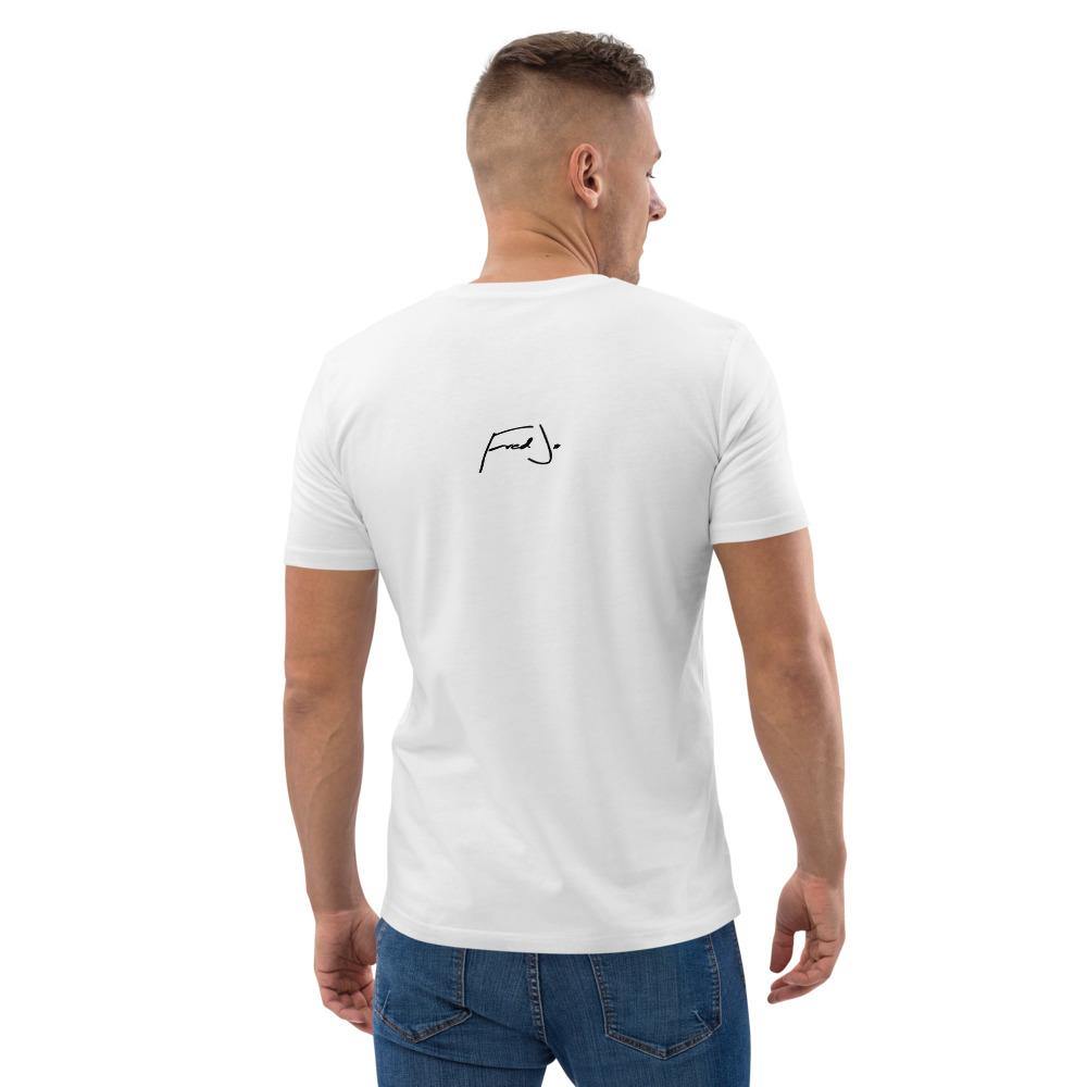 Fred Jo white Unisex organic cotton t-shirt - Fred jo Clothing