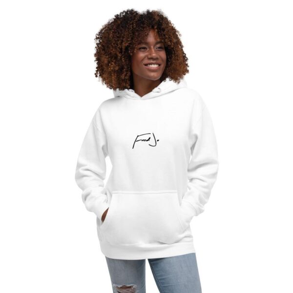 Fred Jo White Chest Unisex Hoodie - Fred jo Clothing