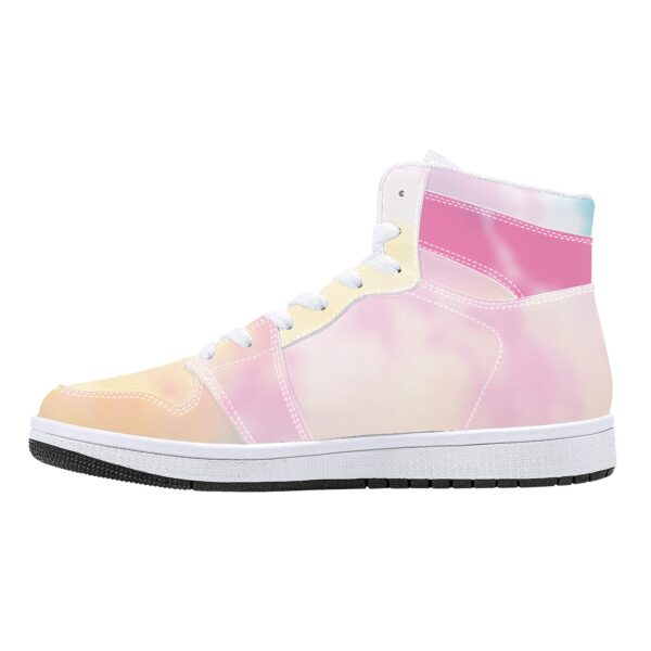 Fred Jo Watercolor High-Top Leather Sneakers - Fred jo Clothing