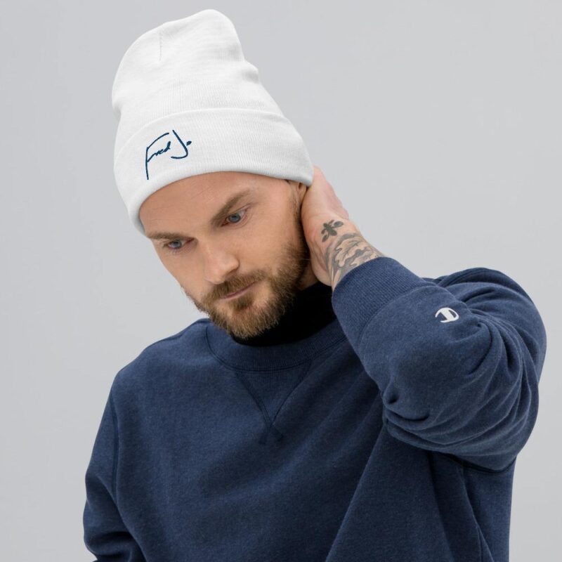 Fred Jo Embroidered Beanie - Image 2