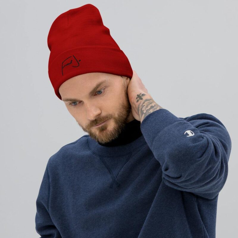 Fred Jo Embroidered Beanie - Image 3