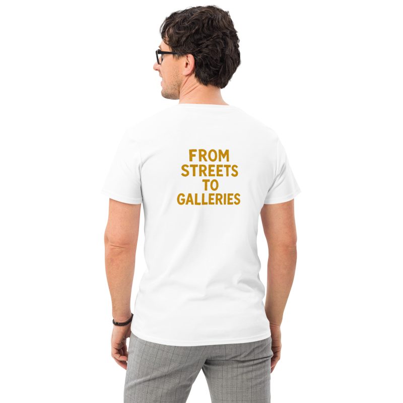 From Street to Galleries – Men's Premium Cotton T-Shirt Inspired by Basquiat - Image 8